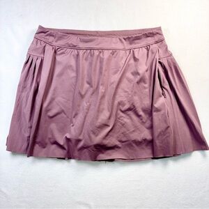 Athleta Advantage Skort High Rise Women's 1X Plum Smoke Tennis Pickleball Sporty